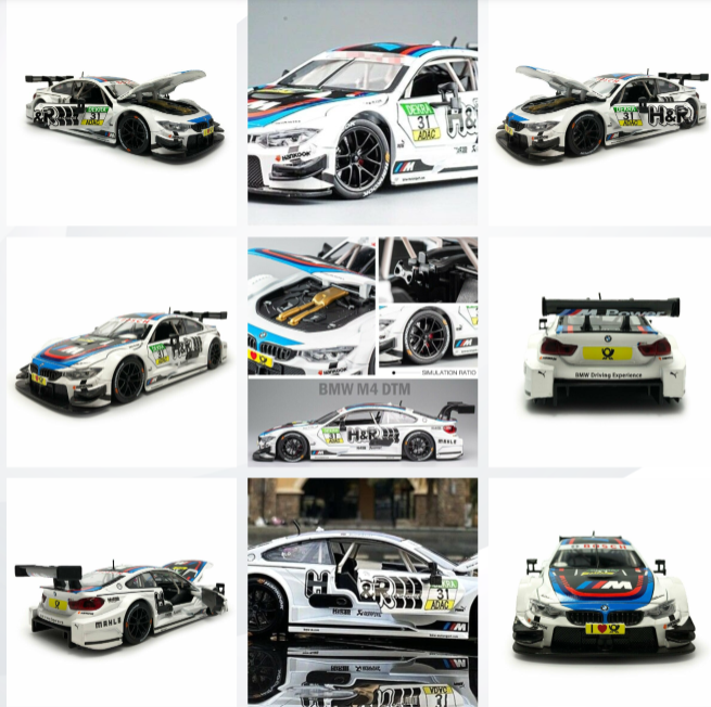 BMW M4 DTM Racing Edition -1:24 Diecast Model Car