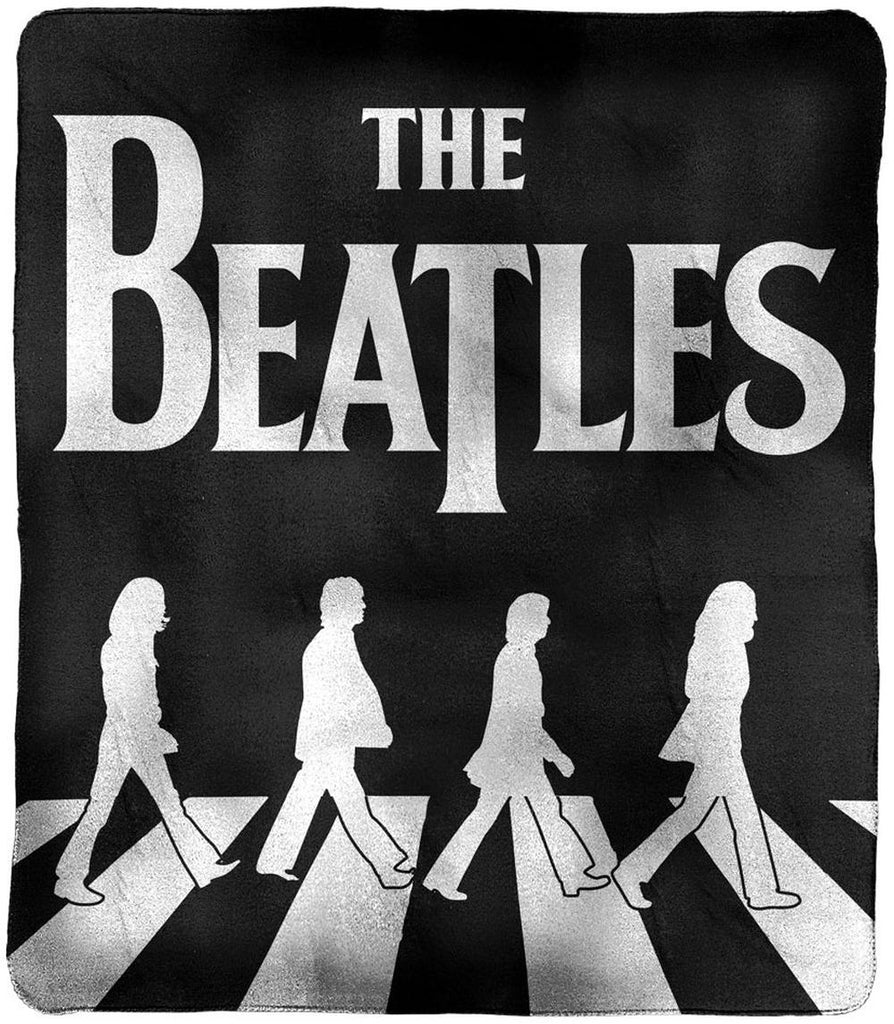 Polar Fleece Blanket - Throw - The Beatles Abbey Road - Gift Idea