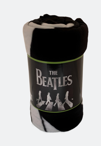 Polar Fleece Blanket - Throw - The Beatles Abbey Road - Gift Idea