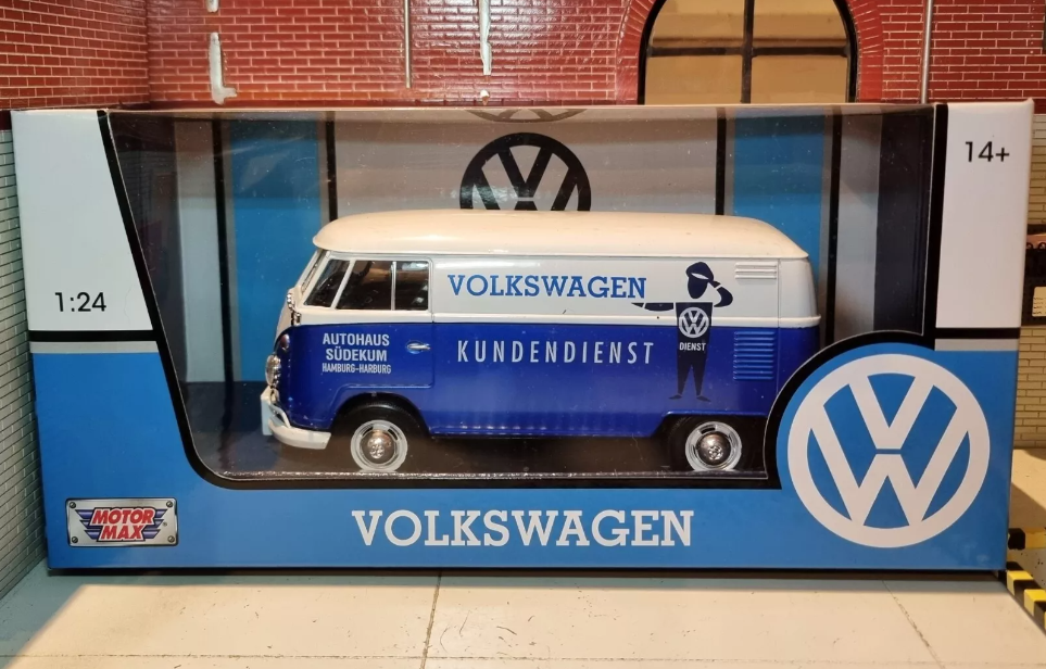 1:24 Diecast Models Cars - Motor Max Volkswagen Type 2 T1 Delivery Van - Gifts