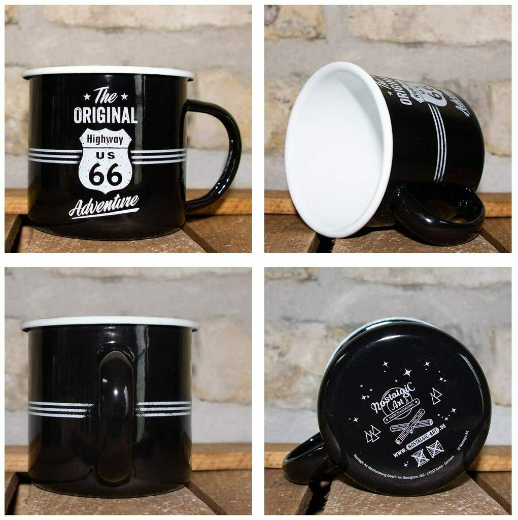 Nostalgic-Art Enamel Mug Route 66 Adventure 4 Camping - G43204 - gift ideas 