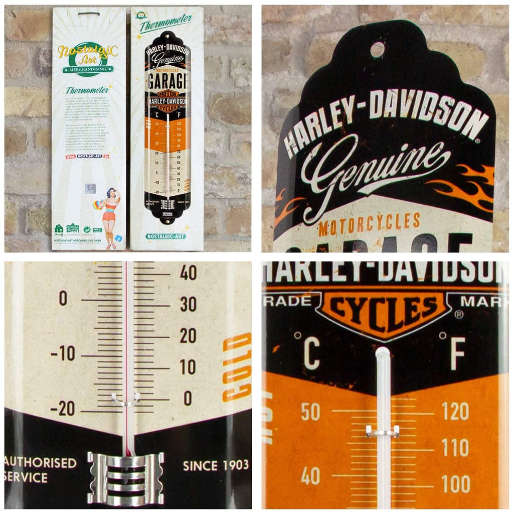 Nostalgic-Art - Thermometers - Harley Davidson Motorcycles - Gift Ideas