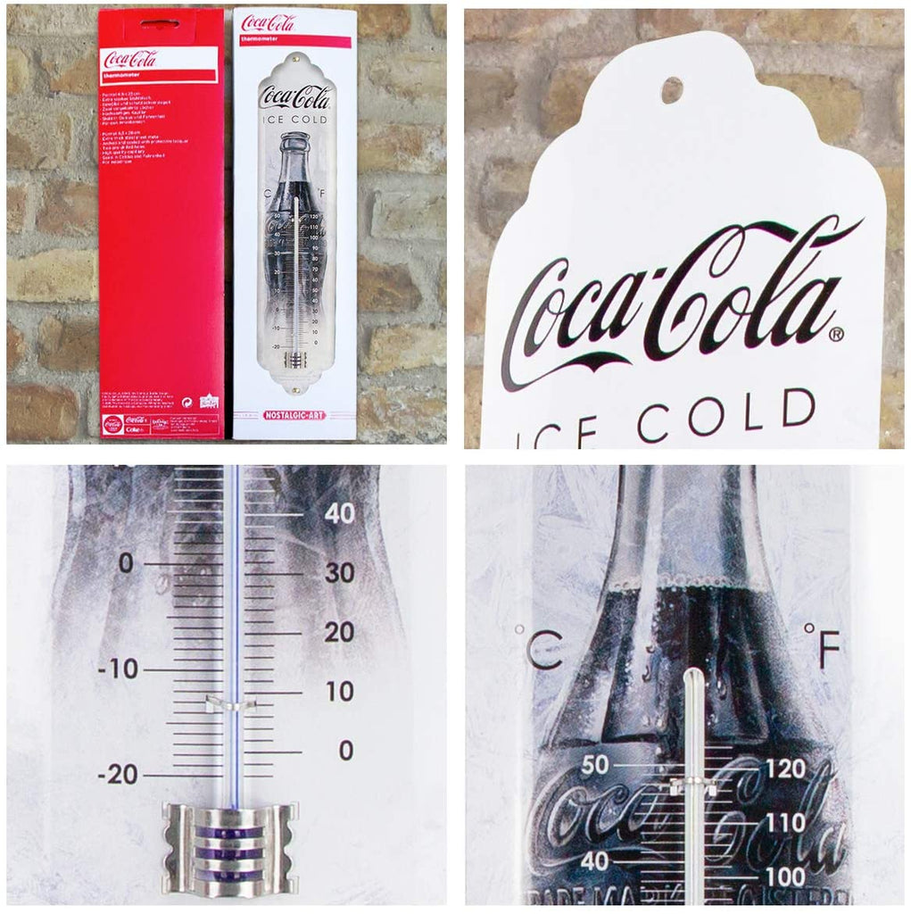 Nostalgic-Art - Thermometers - Retro Ice White Coca Cola - Gift Ideas 