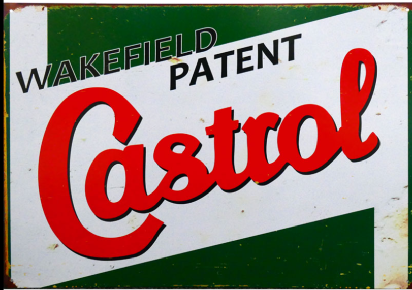 Metal Tin Sign Large 35x50cm Castrol Motor Oil - Gift Ideas 4 Mancave Bar Signs