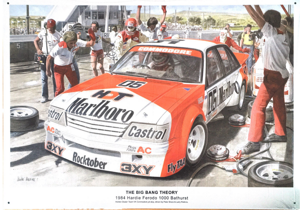 Metal Tin Sign - Peter Brock 05 Big Banger Holden - Gift Ideas 4 Mancave & Bar