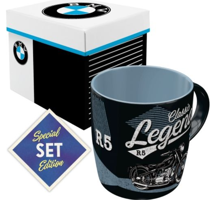 Ceramic 11oz Coffee Mug Teacup - Classic Legend BMW R5 - Gift Ideas - Boxed