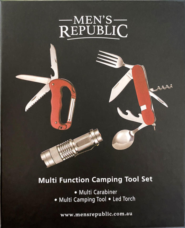 Multi-Tool Multifunction – Camping Tool Set and Torch – Gift ideas