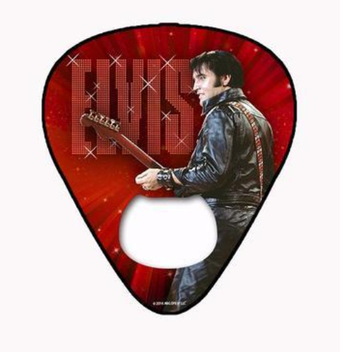 Elvis Presley guitar pick bottle opener magnet 68'