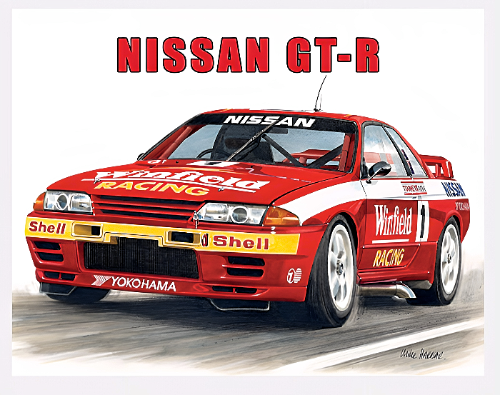 Metal Tin Signs Nissan GT-R Jim Richards & Mark Skaife Gift Ideas 4 Mancave Bar