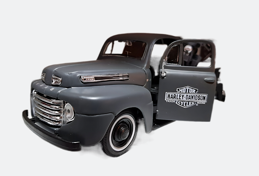 1:24 Diecast Model - Harley Davidson 1948 Ford & 1942 WLA Collectable Gift Ideas