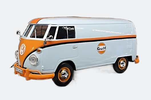 1:24 Diecast Models - Volkswagen Type 2 Delivery Gulf Oil - Gift Ideas