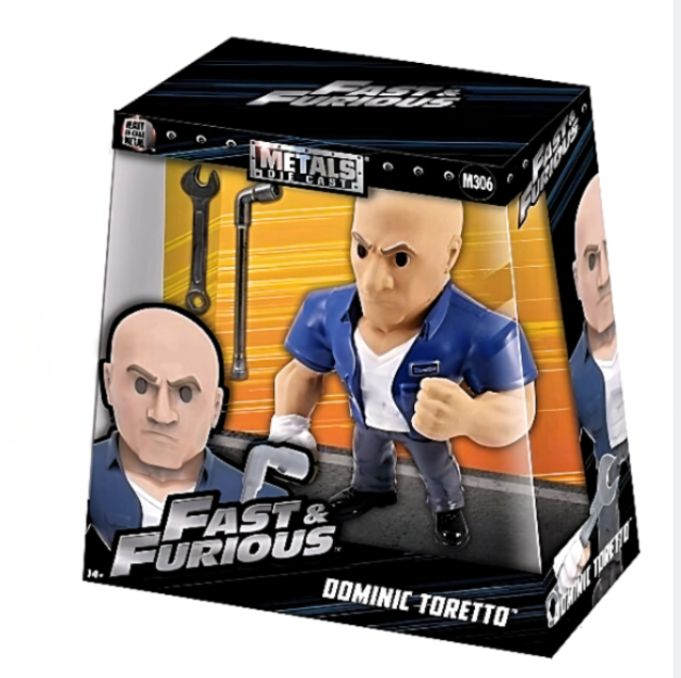 Diecast Model - The Fast and Furious Dom Toretto with Wrench 6" Metals