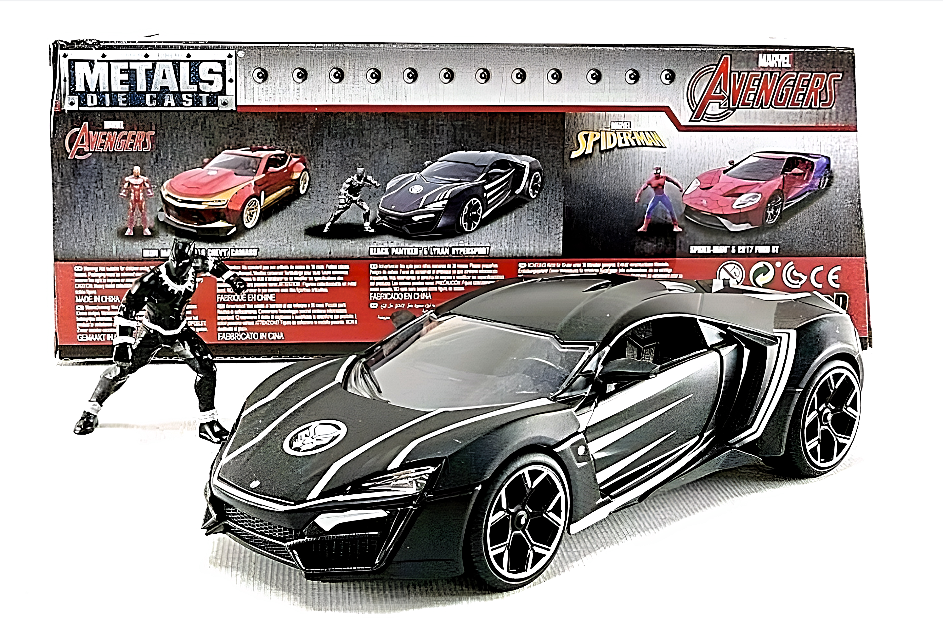 1:24 Diecast Model - Marvel Black Panther Lykan Hyper Sport