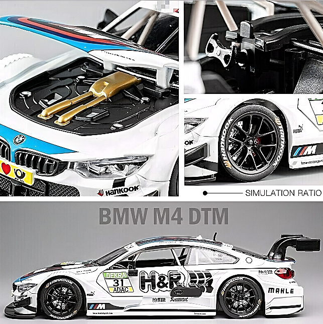 1:24 Diecast Model - BMW M4 DTM Racing Edition - Collectable Gift Ideas