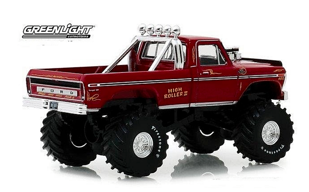 1: 43 Diecast Model - High Roller - 1979 Ford F-250 Monster Truck - Gift Ideas