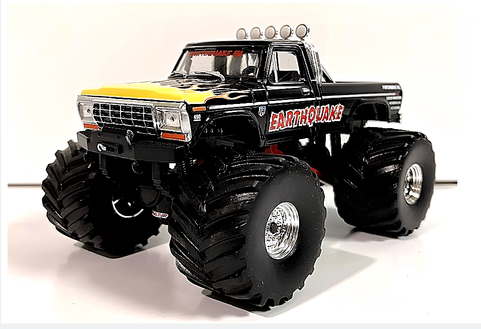 1: 43 Diecast Model - Earthquake 1975 Ford F-250 Monster Truck Bigfoot