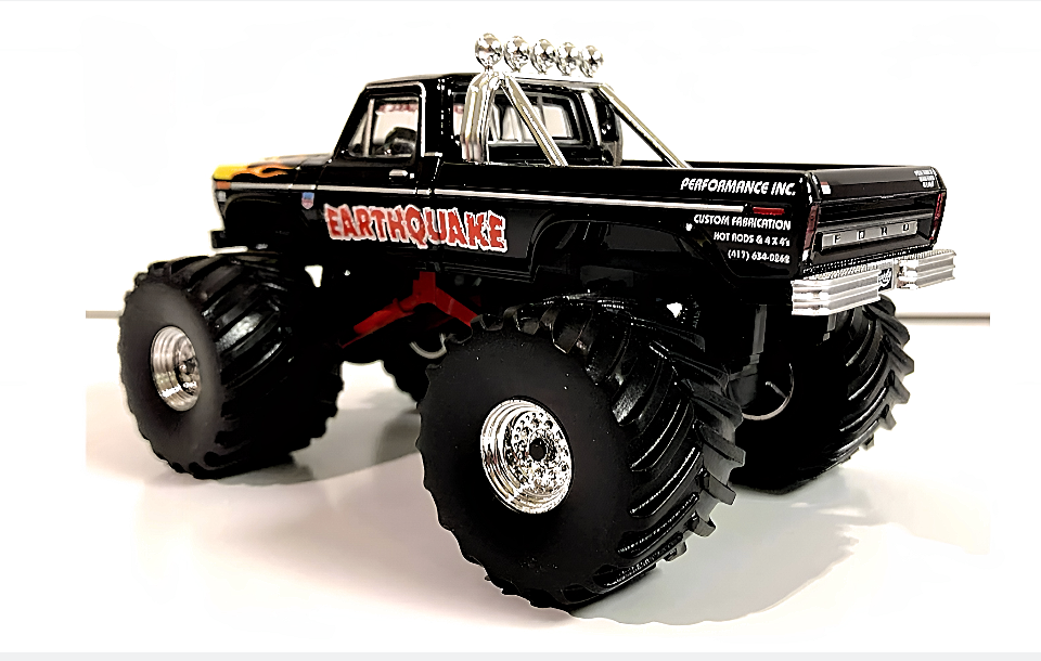 1: 43 Diecast Model - Earthquake 1975 Ford F-250 Monster Truck Bigfoot