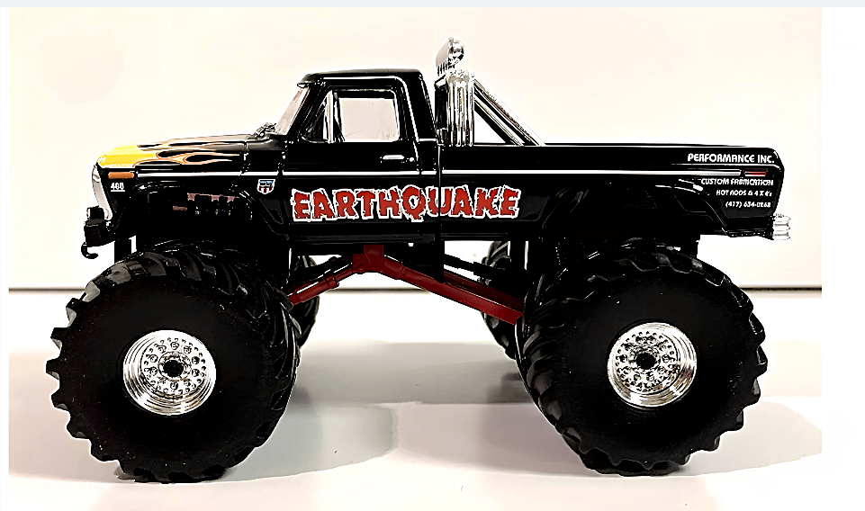 1: 43 Diecast Model - Earthquake 1975 Ford F-250 Monster Truck Bigfoot