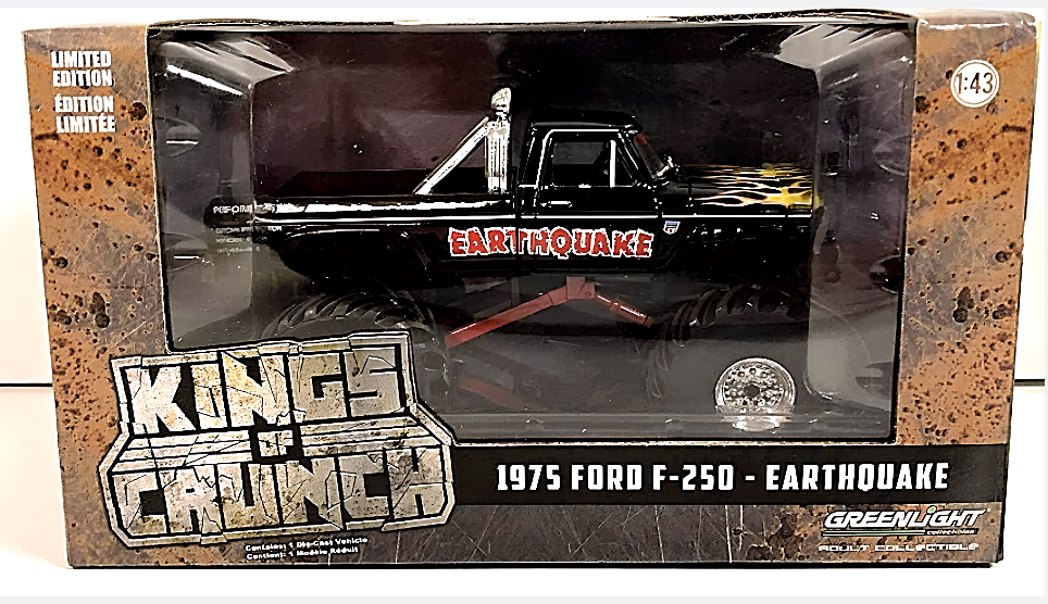 1: 43 Diecast Model - Earthquake 1975 Ford F-250 Monster Truck Bigfoot