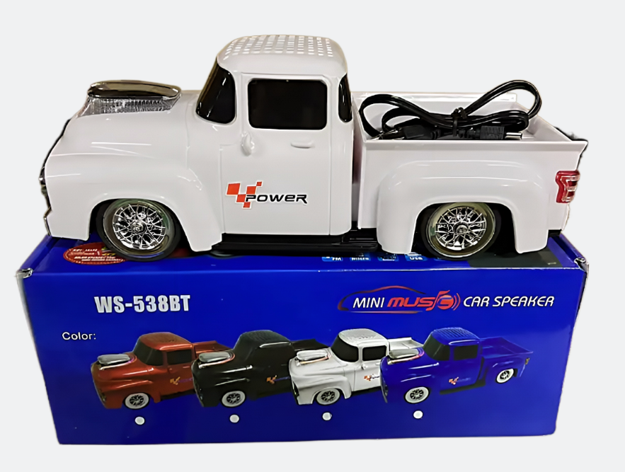Wireless Bluetooth Mini Speaker Radio USB - Ford Chevy Pickup Truck - Gift Ideas