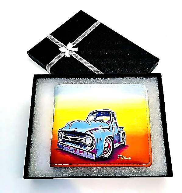 Wallet Card Holder Coin Purse RFID Blocking. Ford F100 Pickup – Gift Ideas