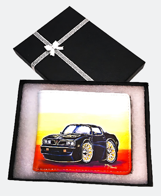 Wallet Card Holder Coin Purse RFID Blocking. Smokey & the Bandit Trans-Am – Gift Ideas 