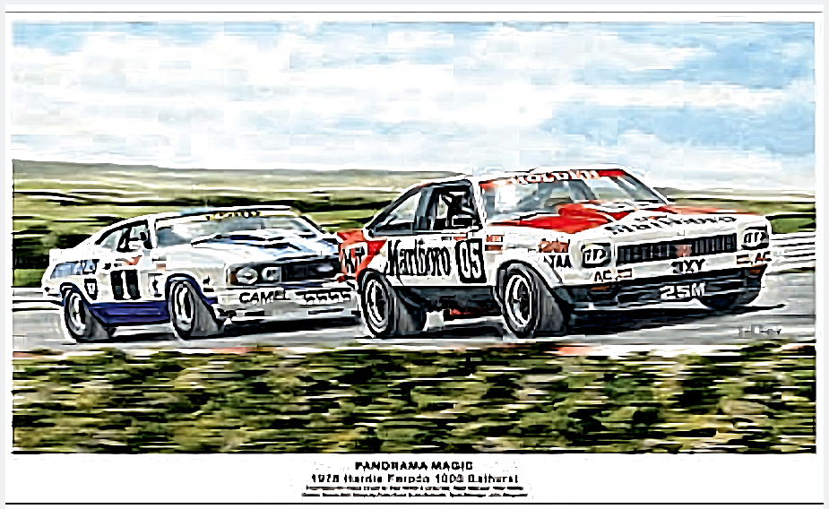 Metal Tin Sign - Bathurst 1978 Mt. Panorama Brock vs. Moffat - Gift Ideas