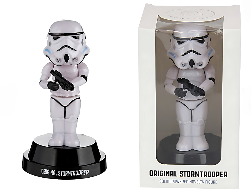 13cm The Original Star Wars Stormtrooper (Licensed) Solar Groover (Gift Boxed)