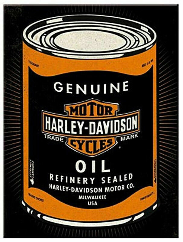 Harley Davidson Motor Oil Magnet