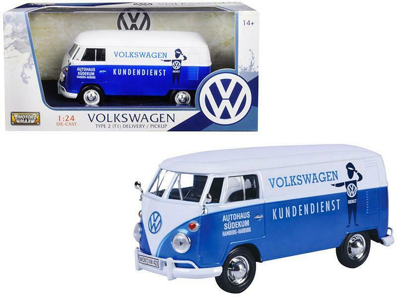 Volkswagen Type 2 T1 Delivery Van 1:24 Diecast Model Car