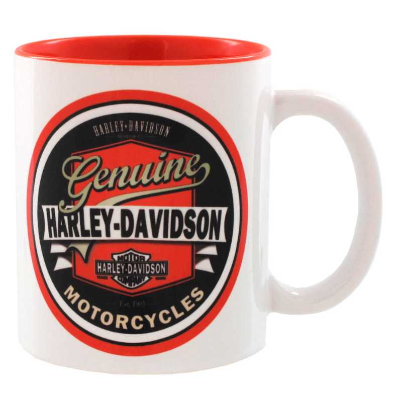 Ceramic 11oz Coffee Mug Teacup - Genuine Harley Davidson Motorcycle - Gift Ideas