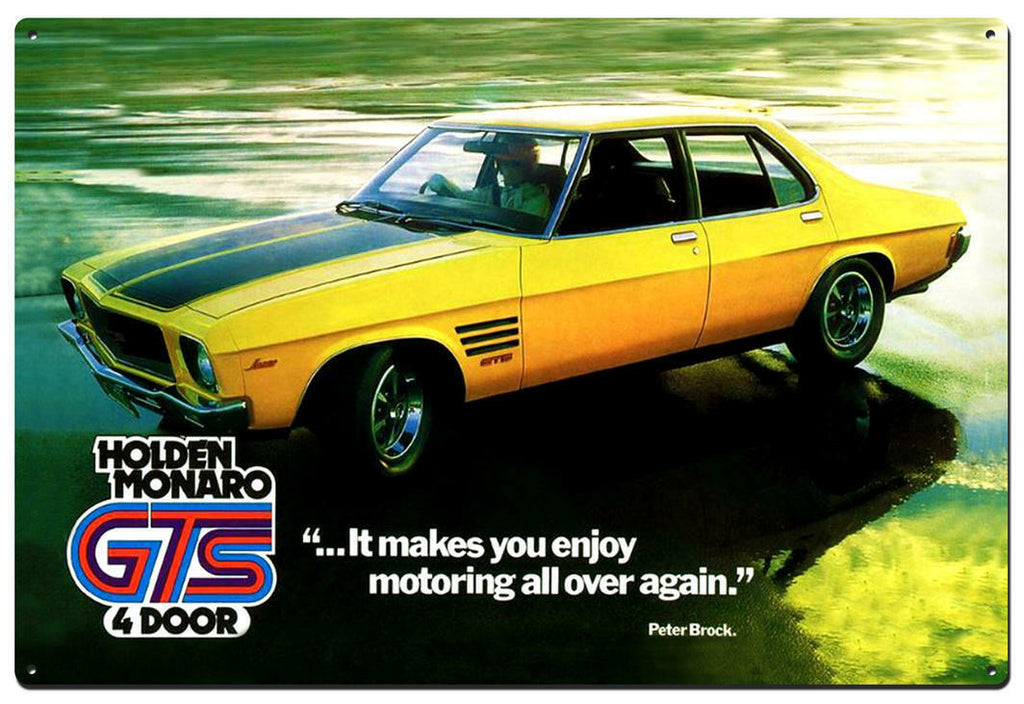 Holden Monaro GTS Metal Tin Sign