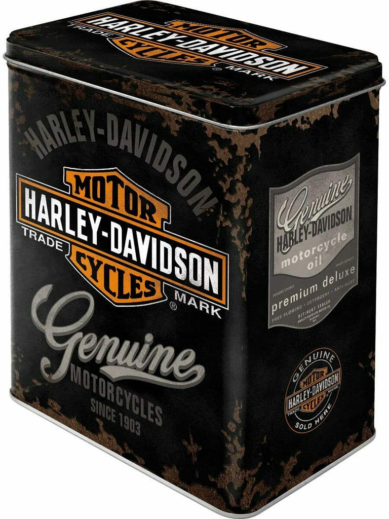 Harley-Davidson Genuine Logo - Treats Tin - Storage Container