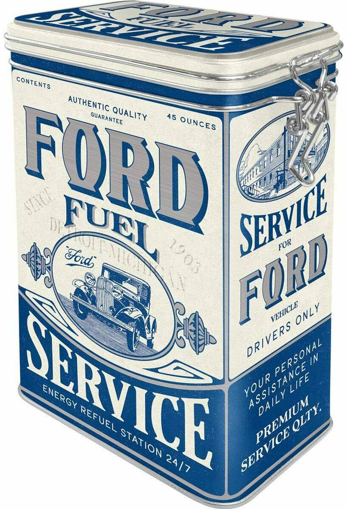 Ford Service Retro coffee Tin - Storage Container