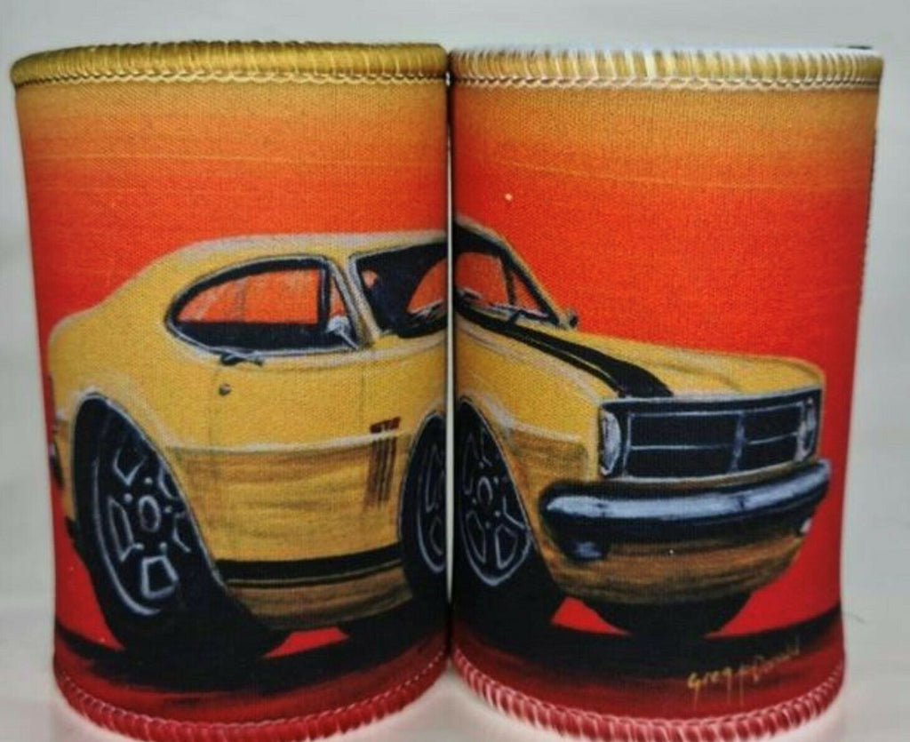 2 x Holden Monaro on Stubby Holder – Can Cooler - Gift Ideas