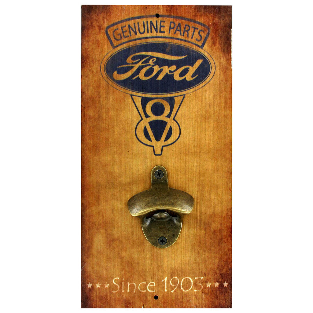 Genuine Ford Parts V8 Wall Mounted Bottle Opener