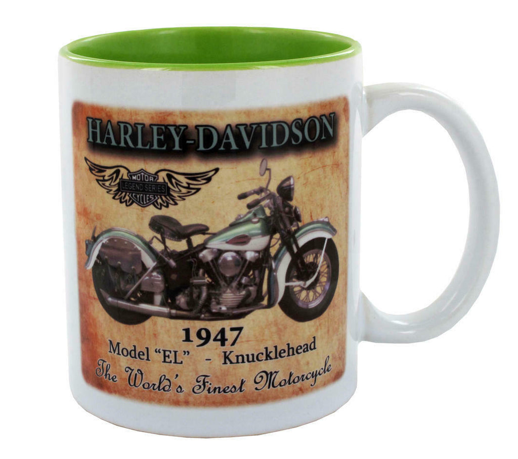 Ceramic 11oz Coffee Mug Teacup - 1947 Harley Davidson Motorcycle - Gift Ideas