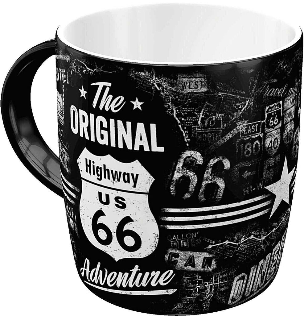 Ceramic 11oz Coffee Mug Teacup - Route 66 Adventure Gift Ideas - Boxed