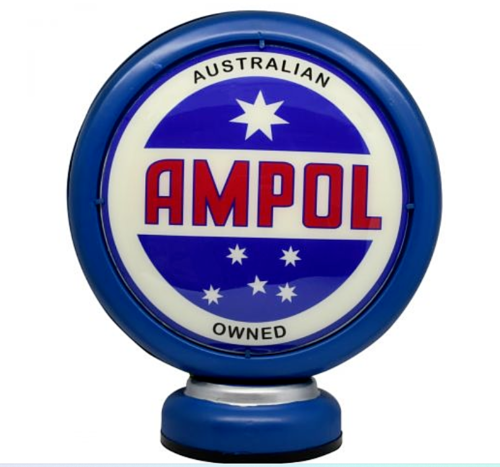 Metal Tin Sign - Ampol Petrol Bowser 3D Sign Hand Made Metal Craft - Gift Ideas