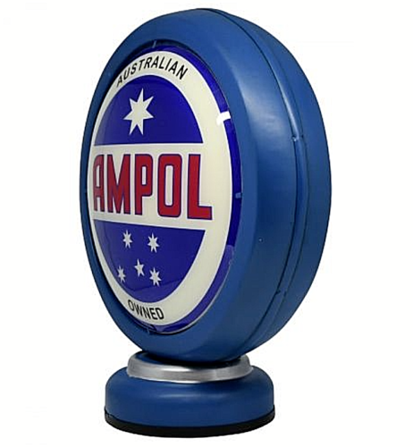 Metal Tin Sign - Ampol Petrol Bowser 3D Sign Hand Made Metal Craft - Gift Ideas